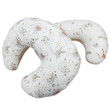 Load image into Gallery viewer, Μαξιλάρι θηλασμού (διπλής όψης) ζωάκια/ βελουτέ