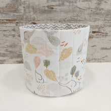 Load image into Gallery viewer, Υφασμάτινα καλαθάκια οργάνωσης, baby elephants/ γκρι