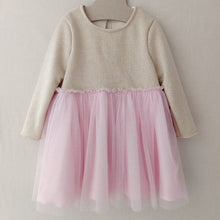 Load image into Gallery viewer, Φόρεμα με τούλι ροζ/ χρυσό. Little items