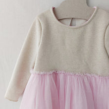 Load image into Gallery viewer, Φόρεμα με τούλι ροζ/ χρυσό. Little items