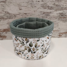 Φόρτωση εικόνας στο εργαλείο προβολής Συλλογής, Σετ υφασμάτινα καλαθάκια οργάνωσης, natural κλαδιά και άνθη
