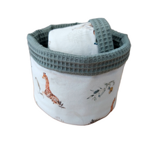 Φόρτωση εικόνας στο εργαλείο προβολής Συλλογής, Σετ υφασμάτινα καλαθάκια οργάνωσης, jungle
