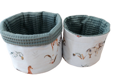 Φόρτωση εικόνας στο εργαλείο προβολής Συλλογής, Σετ υφασμάτινα καλαθάκια οργάνωσης, jungle
