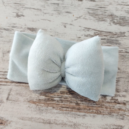 Βελουτέ κορδέλα με φιόγκο, μέντα