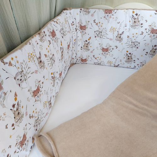 Πάντα κούνιας, ζωάκια του δάσους/ μπεζ 210 εκ