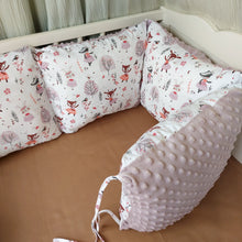 Φόρτωση εικόνας στο εργαλείο προβολής Συλλογής, Φουσκωτή πάντα κούνιας, forest animals/ λιλά 210 εκ
