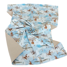 Φόρτωση εικόνας στο εργαλείο προβολής Συλλογής, Πικέ κουβέρτα, wild and free/ μπεζ. Little items 
