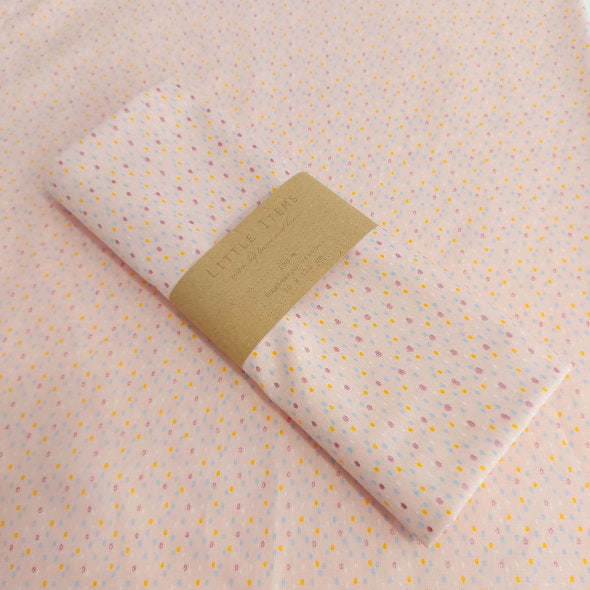 Little items Σεντόνι λίκνου, glitter dots 70x110 cm
